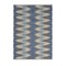 Homeroots 5 x 7 ft. Blue & Cream Ikat Pattern Area Rug 395479 - alternate 1